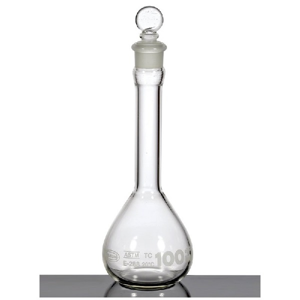 MATRAZ VOLUMETRICO CLASE "A" CON TAPON PP 25ML